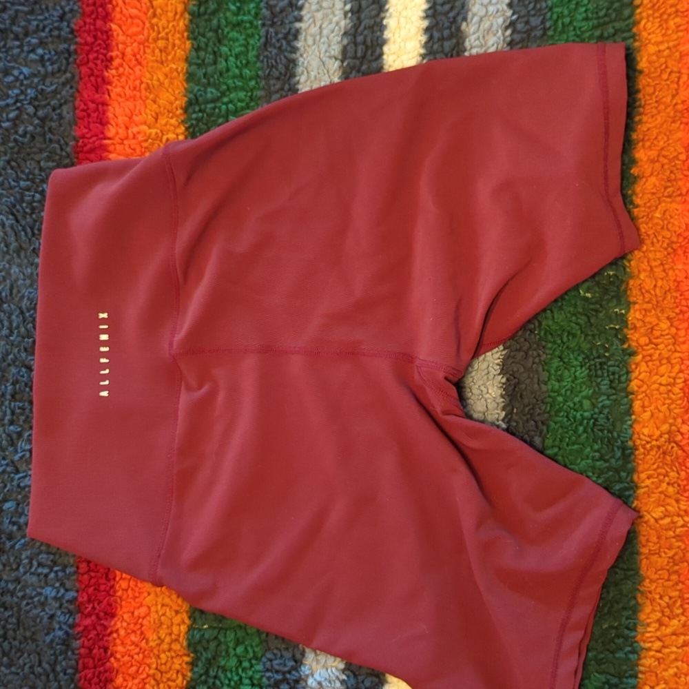 Anthropologie Allfenix Ribbed Bike Shorts
